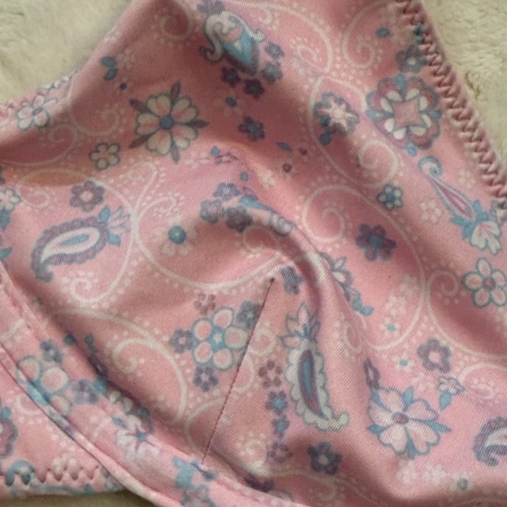 New! Frankies Bikinis Victorias Secret Estella Paisley Bikini Top 31036
